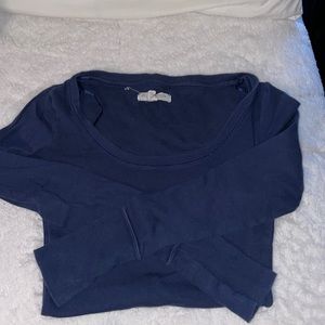 Long Sleeve Blue Shirt